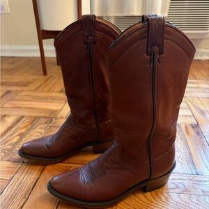 Vintage Frye 70's  Brown western boots size 6